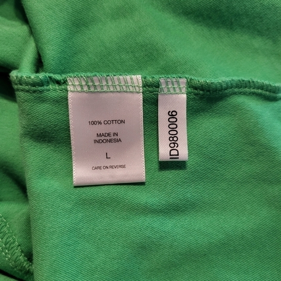 NEW York & Company St Patricks Day Green Slip On Dress Size Large - Picture 6 of 7